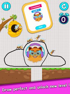 Cat Rescue: Draw To Save - Screenshot 1