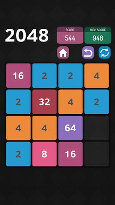 2048 number puzzle games - Screenshot 2