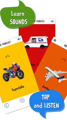 First Words for Baby: Vehicles - Screenshot 2