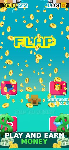 CASH FLAP UP!-Win Real Money - Screenshot 1