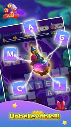 Wordscapes-Darkword & Money - Screenshot 1