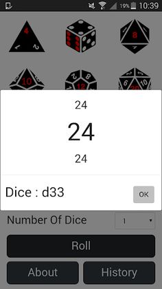 Simple Dice Roller - Screenshot 2