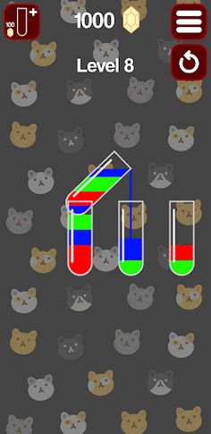 Liquid Lunacy - Water Sort Puz - Screenshot 1