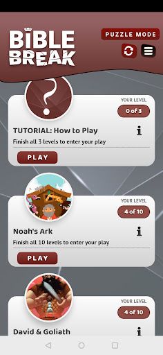 BibleBreak™ Puzzle Games - Screenshot 1