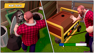 Angry Dad: Arcade Simulator - Screenshot 2