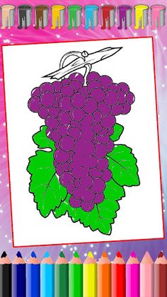 Fruits and Vegetables Coloring - Screenshot 4