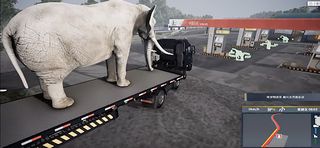 Simulated driving: Super truck - Screenshot 1