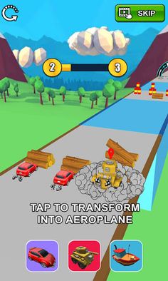 Epic Car Transform Race - Screenshot 1