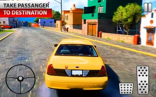 Taxi passenger driving Sim - Screenshot 1