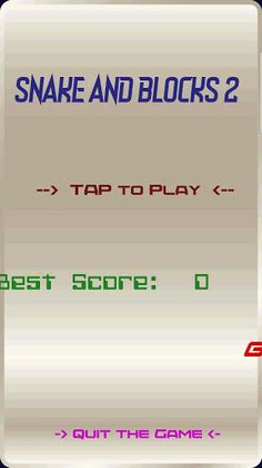 Snake and Blocks 2 - Screenshot 1