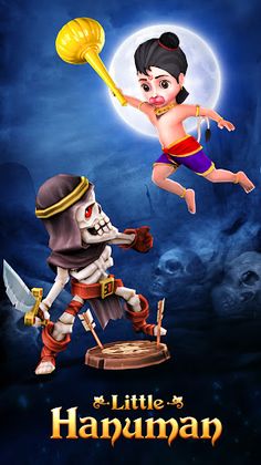 Little Hanuman - Running Game - Screenshot 1