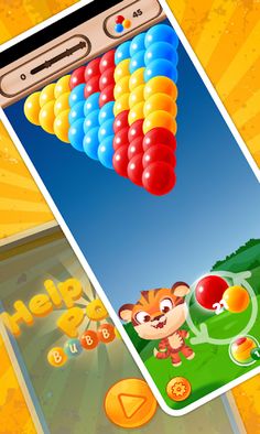 Help Kittu Pop Bubbles - Screenshot 2