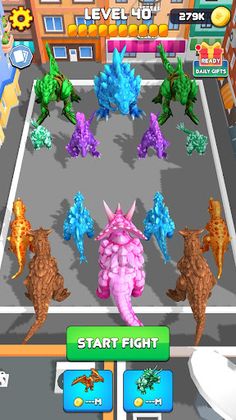 Crystal Dinosaur Element Fight - Screenshot 4