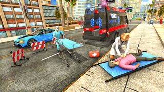 Police Ambulance 3d Game 2023 - Screenshot 2