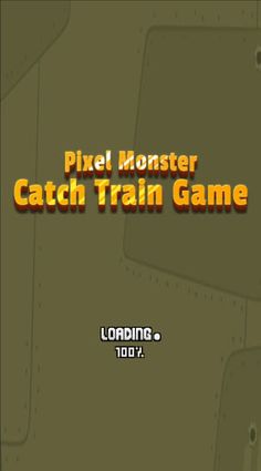 Pixel Monster Catch Train Game - Screenshot 1