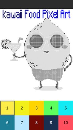 Kawaii Food Draw Number-Kawaii - Screenshot 3