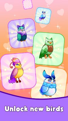 Bird Sort - Cute Color Puzzle - Screenshot 3