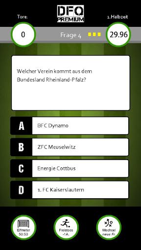DFQ - Deutsches Fussball Quiz - Screenshot 3