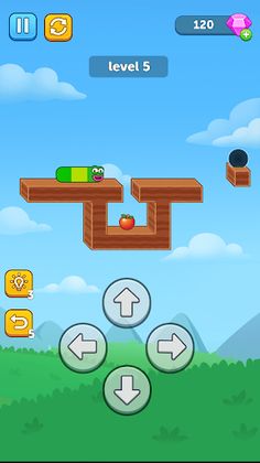 Wormeat - Apple Logic Puzzle - Screenshot 2