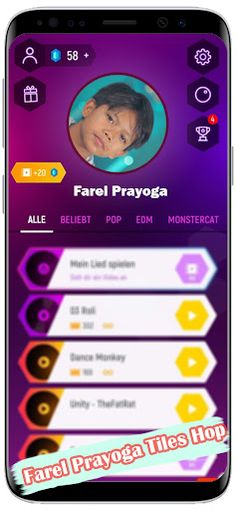 Farel Prayoga Tiles hop Piano - Screenshot 1