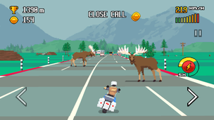 Retro Highway - Bike Racer - Screenshot 2