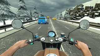 Biker racing motorbike 3D game - Screenshot 3