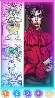 Horror Dark Color by Number - Screenshot 4