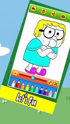 Big Coloring City Greens Book - Screenshot 2