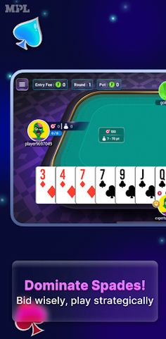 Spades & Gin Rummy Cards - MPL - Screenshot 3