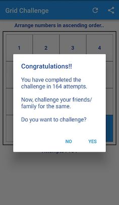 Grid Challenge: A Number board - Screenshot 4