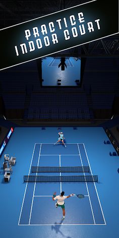 Tennis 3D: Online Sport Game - Screenshot 2