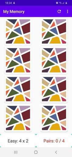 My Memory-Image Matching Game - Screenshot 2