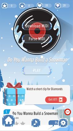 Piano Tiles Elssa Frojen 2 - Screenshot 1