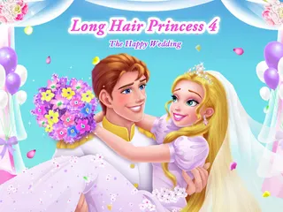 Long Hair Princess 4 - Happy W - Screenshot 1