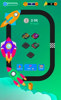 Warp Ships: first IDLE spacesh - Screenshot 1