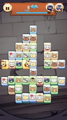 Hungry Cat Mahjong HD - Screenshot 2