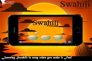 Swahili Language Bubble Bath - Screenshot 2