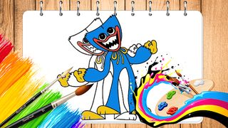 Poppy Coloring Play Time - Screenshot 1