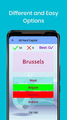 Capital Quiz - Play and Learn - Screenshot 3