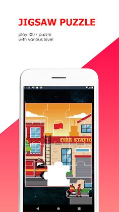 Fire trucks puzzle games - Screenshot 2