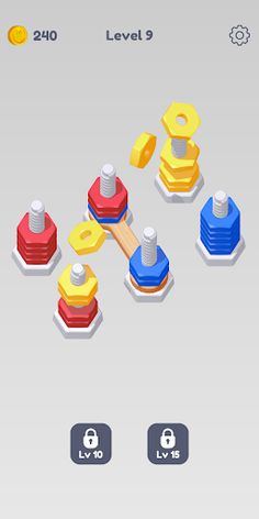 Bolt Nuts Sort - Screenshot 1