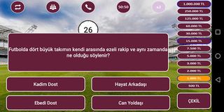 Milyoner Futbol Bilgi Yarışmas - Screenshot 2