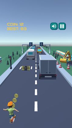 Flying Skateboard - Screenshot 4