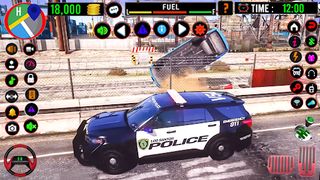 Police Car Driving Prado Car - Screenshot 1
