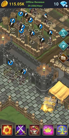 Idle War Camp - Screenshot 2