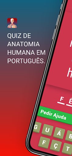 Quiz de Anatomia em Português - Screenshot 1
