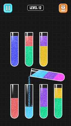 Color Sand Sort - Screenshot 4