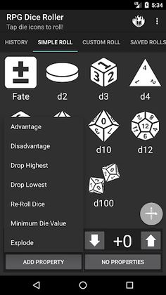 RPG Dice Roller - Original - Screenshot 2
