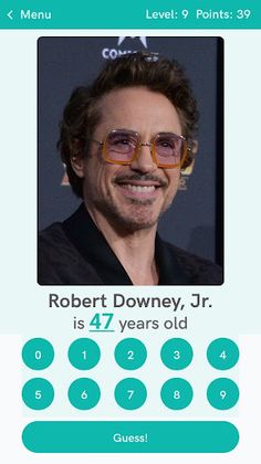 Guess The Celebrities Age - Screenshot 4