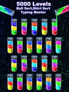 Water Sort Puzzle : Chem Color - Screenshot 1